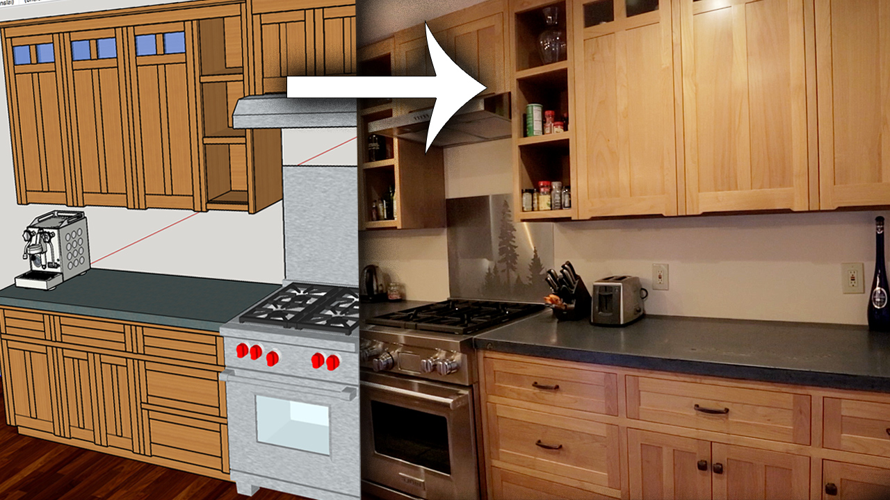 Diy Kitchen Cabinets The Sketchup Model Corbin S Tree Vrogue Co   Kitchen Cabinet Title Ep 2 V2 