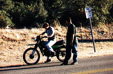 me and our dirtbike
